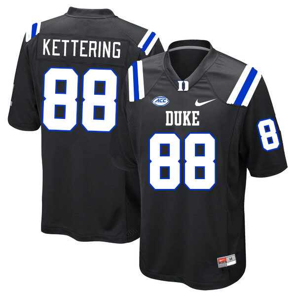 Men #88 Paxon Kettering Duke Blue Devils College Football Jerseys Stitched-Black